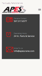 Mobile Screenshot of apescrane.com